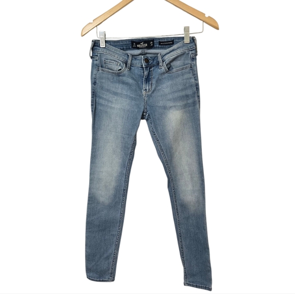 Hollister Denim - Hollister Womens Blue Jeans Suprr Skinny Low Rise Size 3S W26 L28
